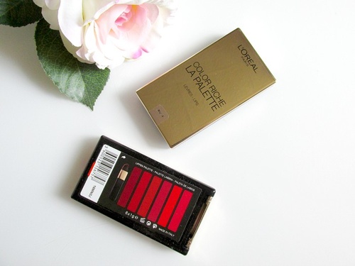 Paleta 6 rujuri Loreal Color Riche Lip Palette Varianta Red