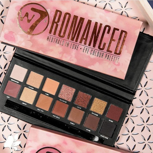 Paleta farduri de pleoape W7 Romanced Neutrals In Love, 14 culori