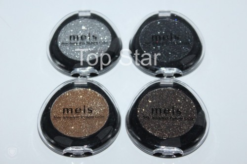 Set cu 4 fard glitter pleoape / glitter color