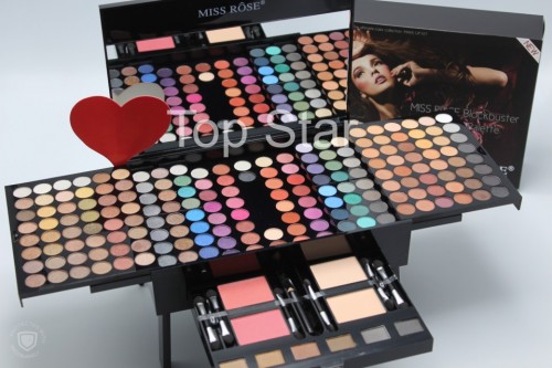 Trusa machiaj multifunctionala 190 farduri Miss Rose Palette