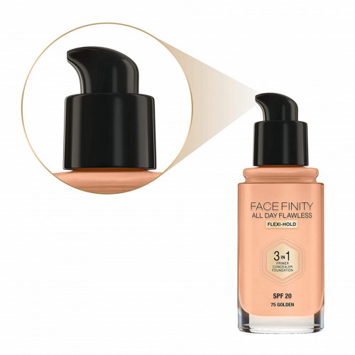 Fond de ten Max Factor Facefinity All Day 3 in1 Nuanta 75 Golden