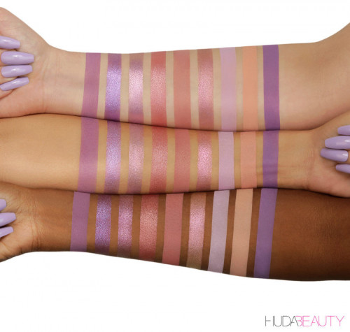 Paleta farduri de pleoape Huda Beauty Pastels Lilac