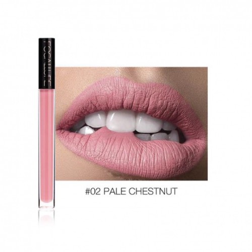 Ruj de buze lichid mat Focallure Matte Lipstick 02 Pale Chestnut