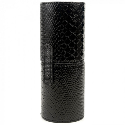 Set 12 Pensule Machiaj, Etui negru depozitare