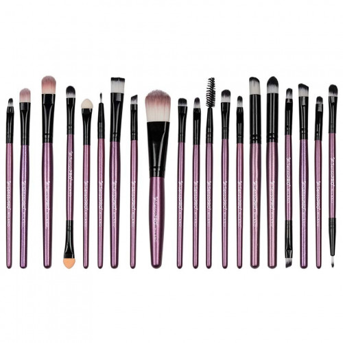 Set 20 pensule machiaj Mauve Brushes
