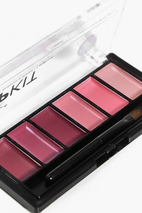 Set 6 rujuri de buze Technic Lip Kit Bare Faced