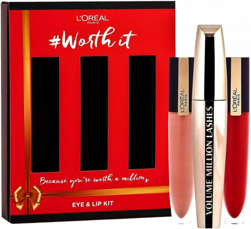Set ochi si buze L'Oreal Worth It Kit