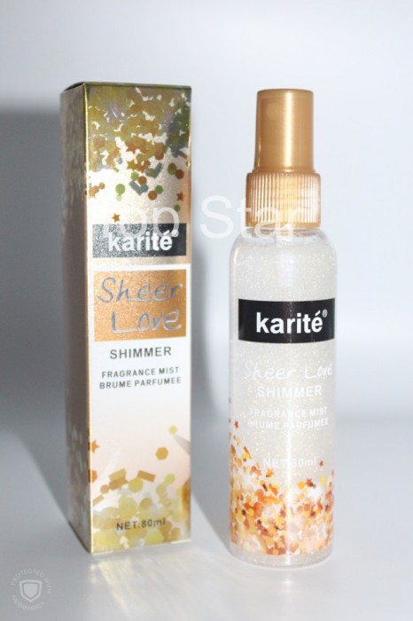 Spray de corp cu sclipici Karite