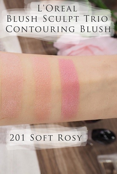 Fard de obraz Loreal Blush Sculpt Nuanta 201 Soft Rosy