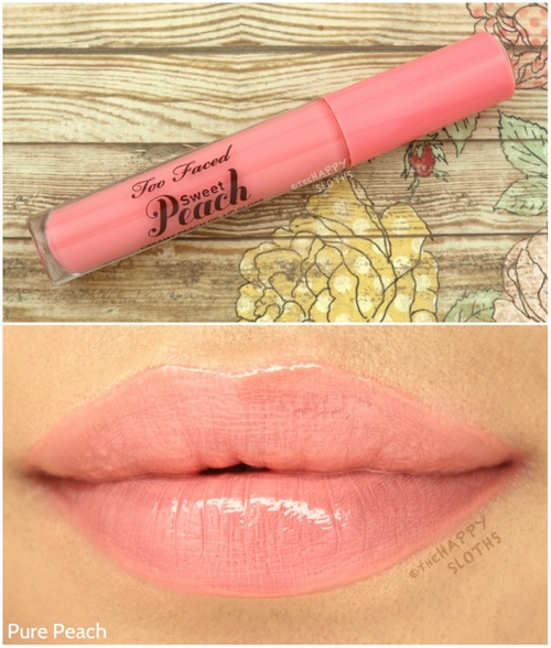 Luciu de buze Too Faced Sweet Peach Lipgloss Pure Peach
