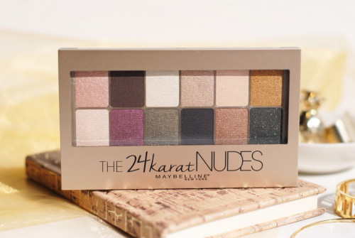 Paleta farduri de ochi Maybelline New York The 24 Karat Nudes Eyeshadow