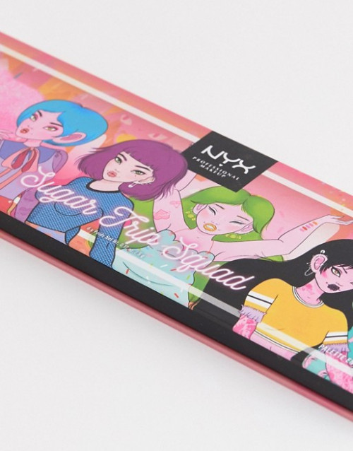 Paleta pudre iluminatoare NYX Sugar Trip Squad Highlighting Palette