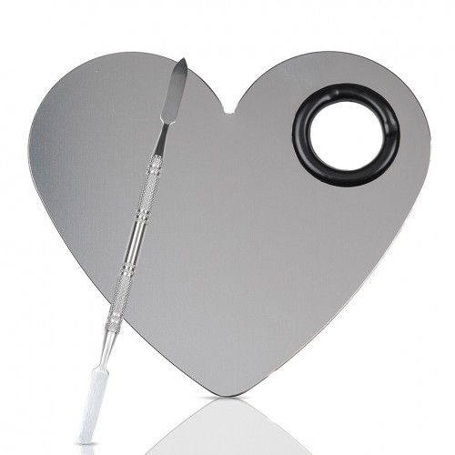 Paleta mixare machiaj din inox, PRO 01
