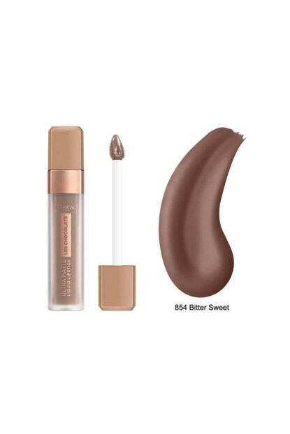 Ruj de buze rezistent, Loreal Ultra Matte Les Chocolats 854 Bitter Sweet