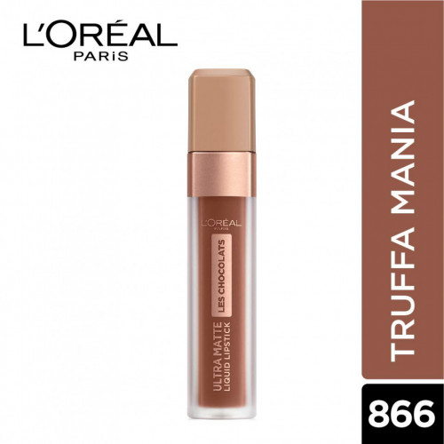 Ruj de buze rezistent, Loreal Ultra Matte Les Chocolats 866 Truffa Mania