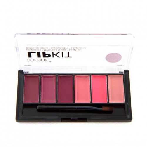 Set 6 rujuri de buze Technic Lip Kit Bare Faced