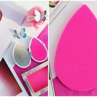 Beauty Blender Blotterazzi Set 2 buretei plati cosmetici + Trusa de protectie cu oglinda atasata