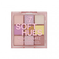 Fard de pleoape, W7, Soft Hues, Rose Quartz, 9 nuante