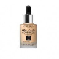 Fond de ten, Catrice, HD Liquid Coverage, 036 Hazelnut Beige, 30 ml