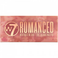 Paleta farduri de pleoape W7 Romanced Neutrals In Love, 14 culori