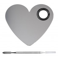 Paleta mixare machiaj din inox, PRO 01