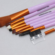 Pensule machiaj, Makeup Brush, 8 pensule Lila