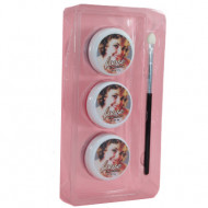 Set 3 pigmenti de ochi, Karite, 04, Pensula inclusa