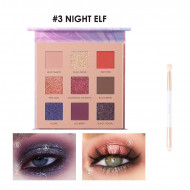 Trusa 9 farduri de pleoape Focallure Color The Life, #3 Night Elf