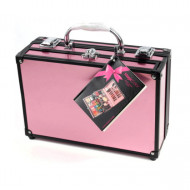 Trusa Machiaj + Geanta depozitare cosmetice Magic Color Makeup Kit Pink Secret