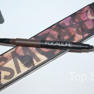Creion sprancene Focallure 04 Dark Brown creion+fard+perie
