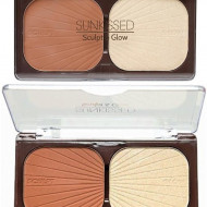 Paleta contur fata, iluminator si bronzer, Sunkissed Sculpt&Glow
