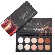Paleta fard de ochi Ingrid, Matt And Glam, 10 Culori