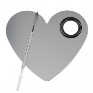Paleta mixare machiaj din inox, PRO 01