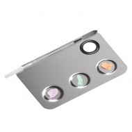Paleta mixare machiaj din inox, PRO 02