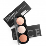 Paleta pudre iluminatoare si bronzer, Focallure Blush & Highlighter 02