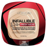 Pudra de fata, Loreal, Infallible 24H Fresh Wear, Foundation In A Powder, 130 True Beige, 9 g