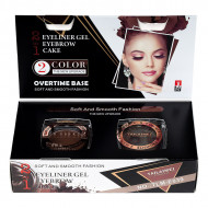 Set tus eyeliner gel + fard sprancene eyebrow & eyeliner gel