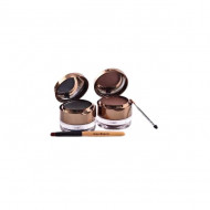 Set tus eyeliner gel + fard sprancene Kiss Beauty eyebrow&eyeliner gel