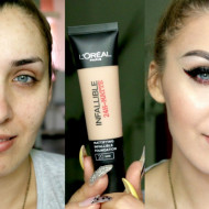 Fond de ten Loreal Infallible 24h Mattifying, Nuanta 20 Sand