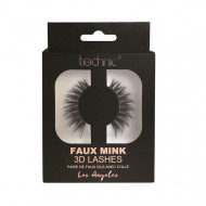 Gene false banda 3D Technic Faux Mink Lashes Los Angeles, Adeziv inclus