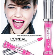 Luciu de buze Loreal Glam Matte, Nuanta 512 Fuschia Flare