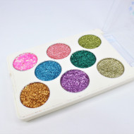 Paleta fard de ochi, Gulflower, Glitter Sequins, 03