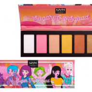 Paleta pudre iluminatoare NYX Sugar Trip Squad Highlighting Palette