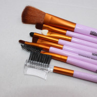 Pensule machiaj, Makeup Brush, 8 pensule Lila