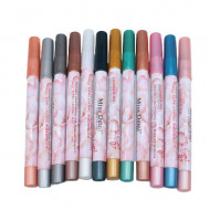 Set 12 creioane ochi waterproof, Miss Demi, Je T'aime