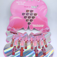 Set 12 rujuri de buze, Iman Of Noble, Nude Matte Lip, Butterfly