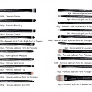 Set 20 pensule machiaj Black, Husa depozitare inclusa