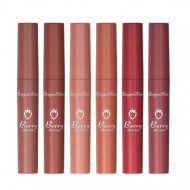 Set 6 rujuri lichide mate, Makeup, Matte, Strawberry, 01