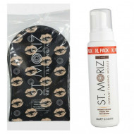 Set Autobronzare Profesionala St Moriz Spuma XL Dark + Manusa Aplicare