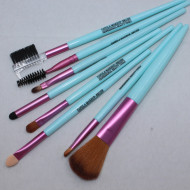Set Pensule Machiaj, Makeup, 8 pensule, turcoaz